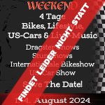 Rückzug: Bike- & Music Weekend 2024 fällt aus