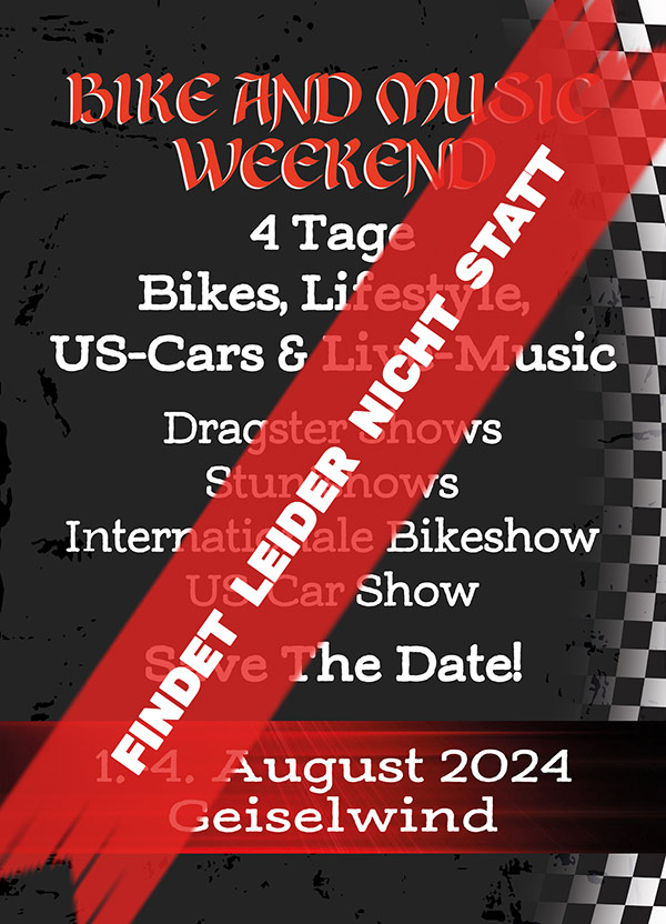 Mehr über den Artikel erfahren Rückzug: Bike- & Music Weekend 2024 fällt aus